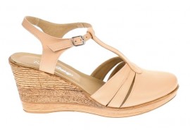 Sandale dama casual din piele naturala bej - S9BEJ